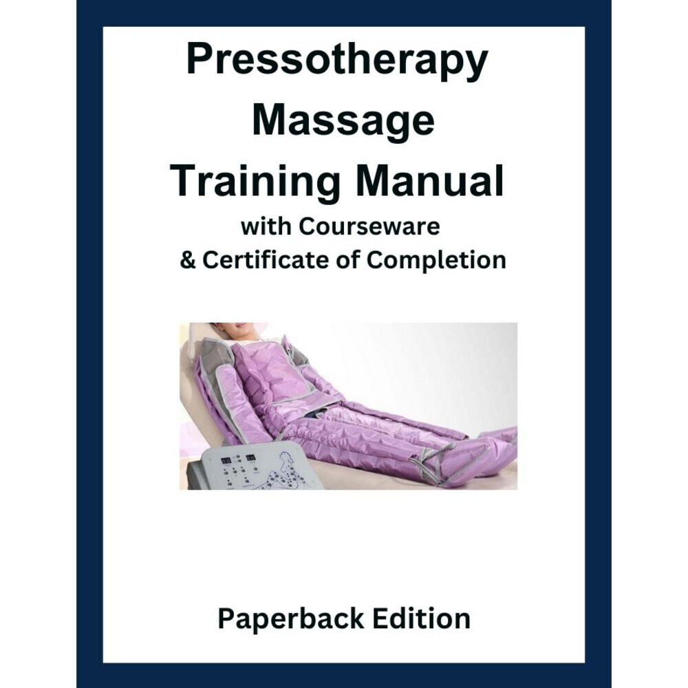 PRESSOTHERAPY Massage Training Manual with Video & Certificate Of Completion